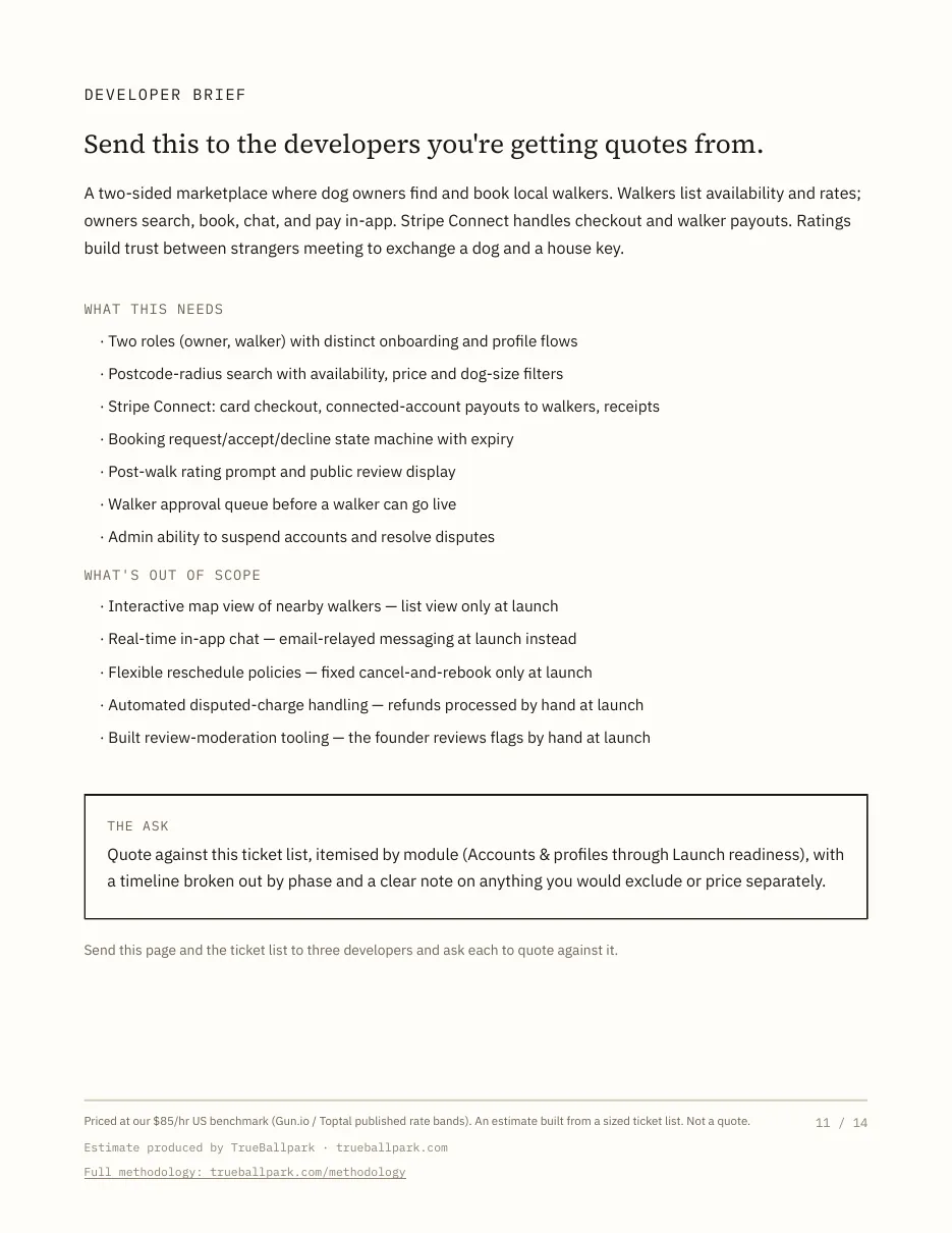Sample spec, page 11 of 14